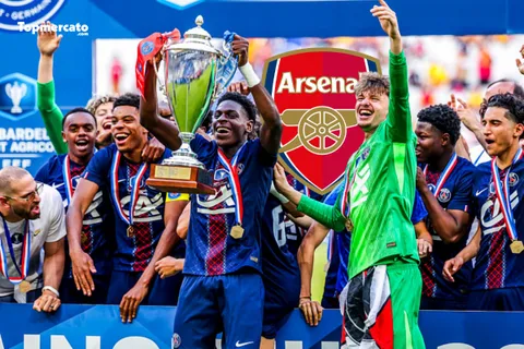 Mercato PSG : Arsenal veut doubler le Paris FC pour s’offrir un titi à 0€