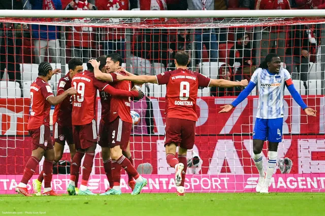 Bundesliga : le Bayern Munich facile contre le Hertha Berlin avec un triplé de Lewandowski