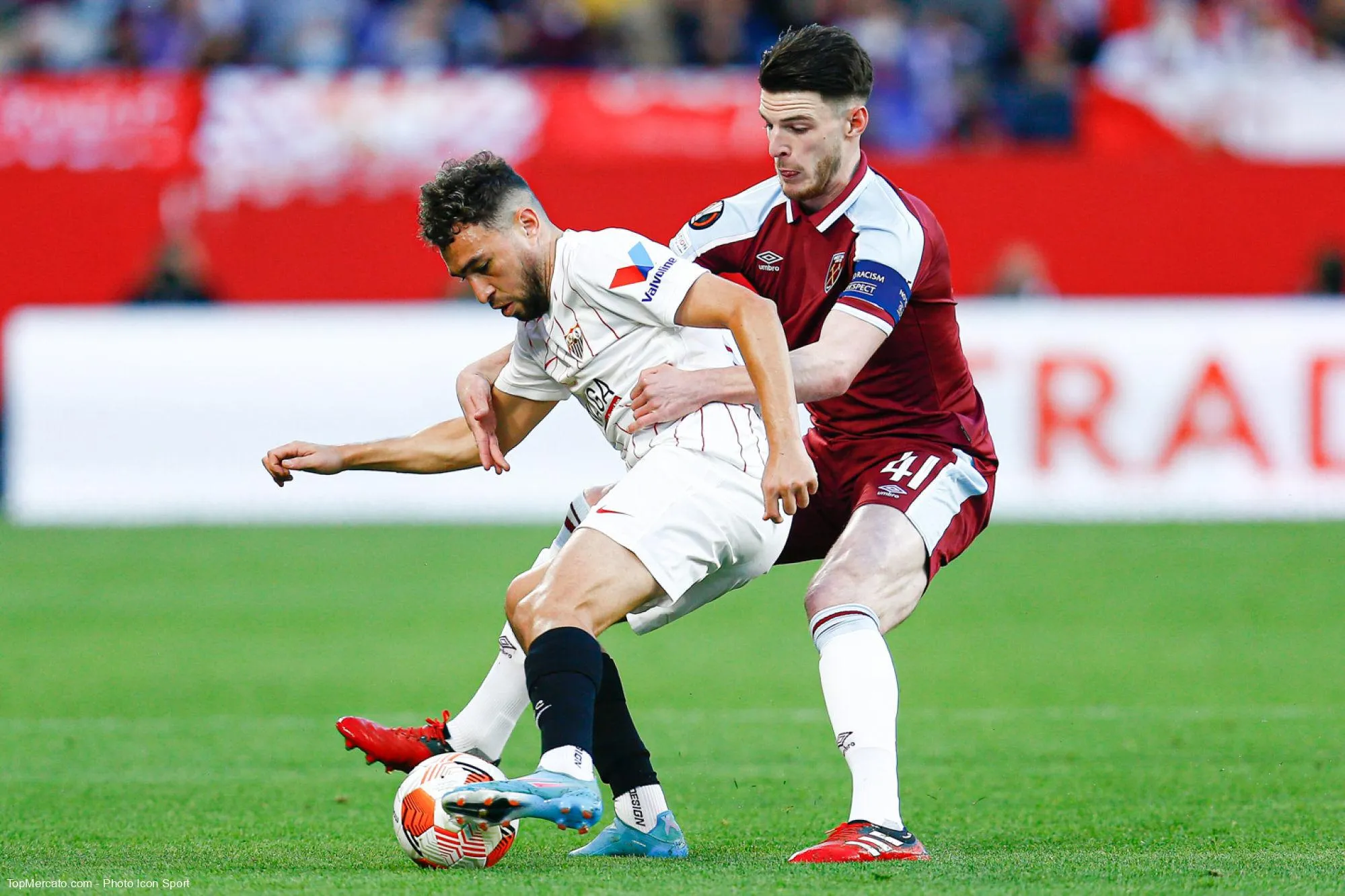 Munir El Haddadi, match FC Séville-West Ham United