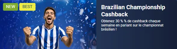 Promo 1xBet sur le championnat brésilien de football