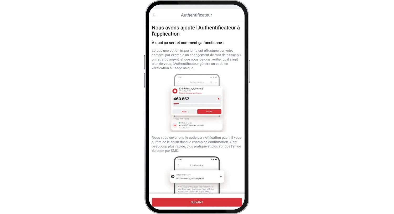 Sécurité sur l'app 888starz