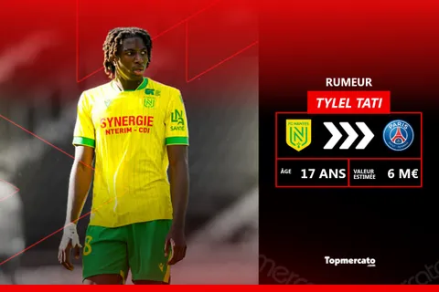Mercato Nantes : Tylel Tati est-il prêt pour le PSG ?