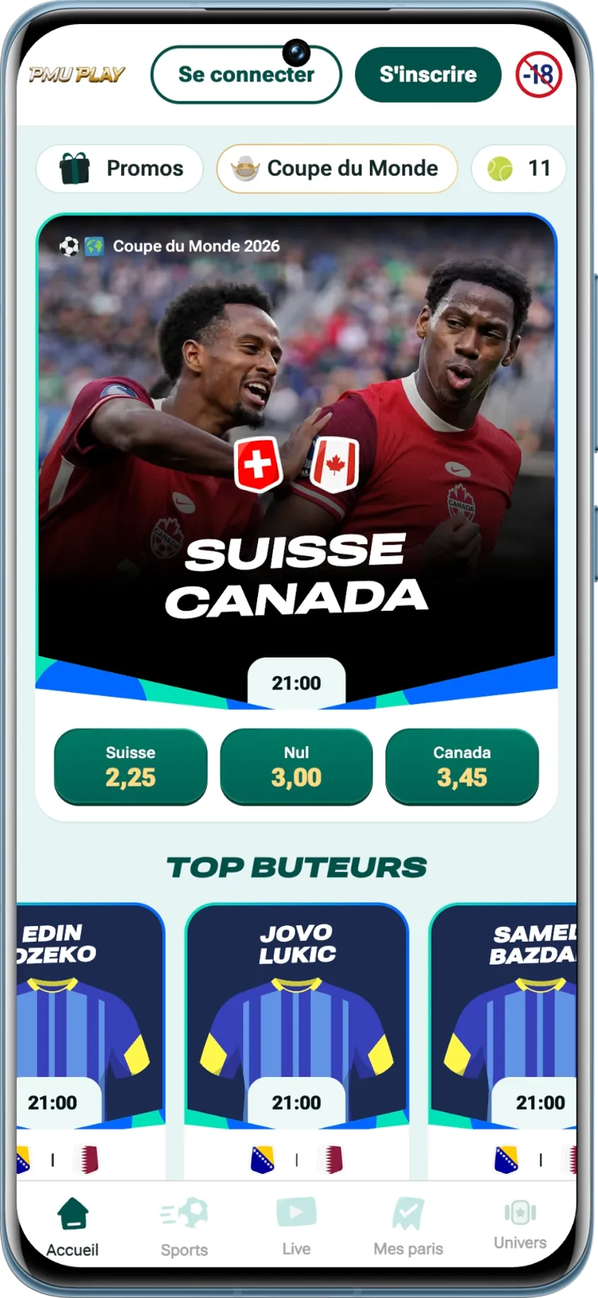 La nouvelle interface web de PMU Play