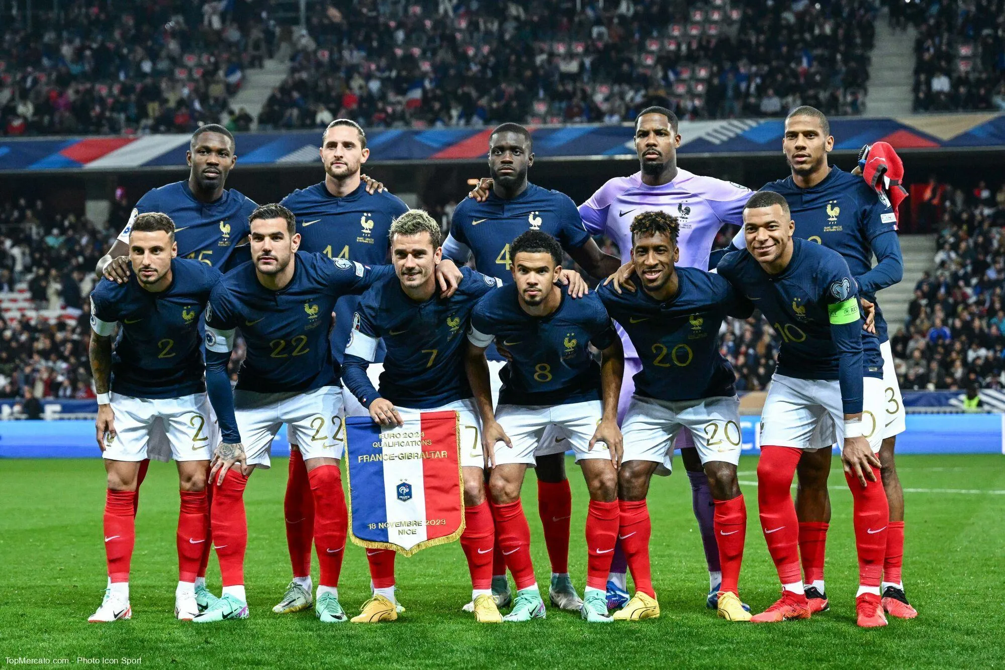 Quel Bleu a inscrit son 300e but en carrière lors de la rouste 14-0 infligée par la France à Gibraltar, le 18 novembre 2023 ?