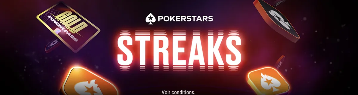 Gagnez des cadeaux en réalisant des Streaks sur PokerStars