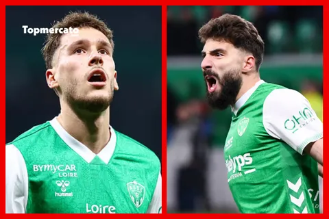 ASSE : une offre tombe pour Davitashvili, rien pour Stassin… Le mercato diamétralement opposé des deux attaquants vedettes des Verts