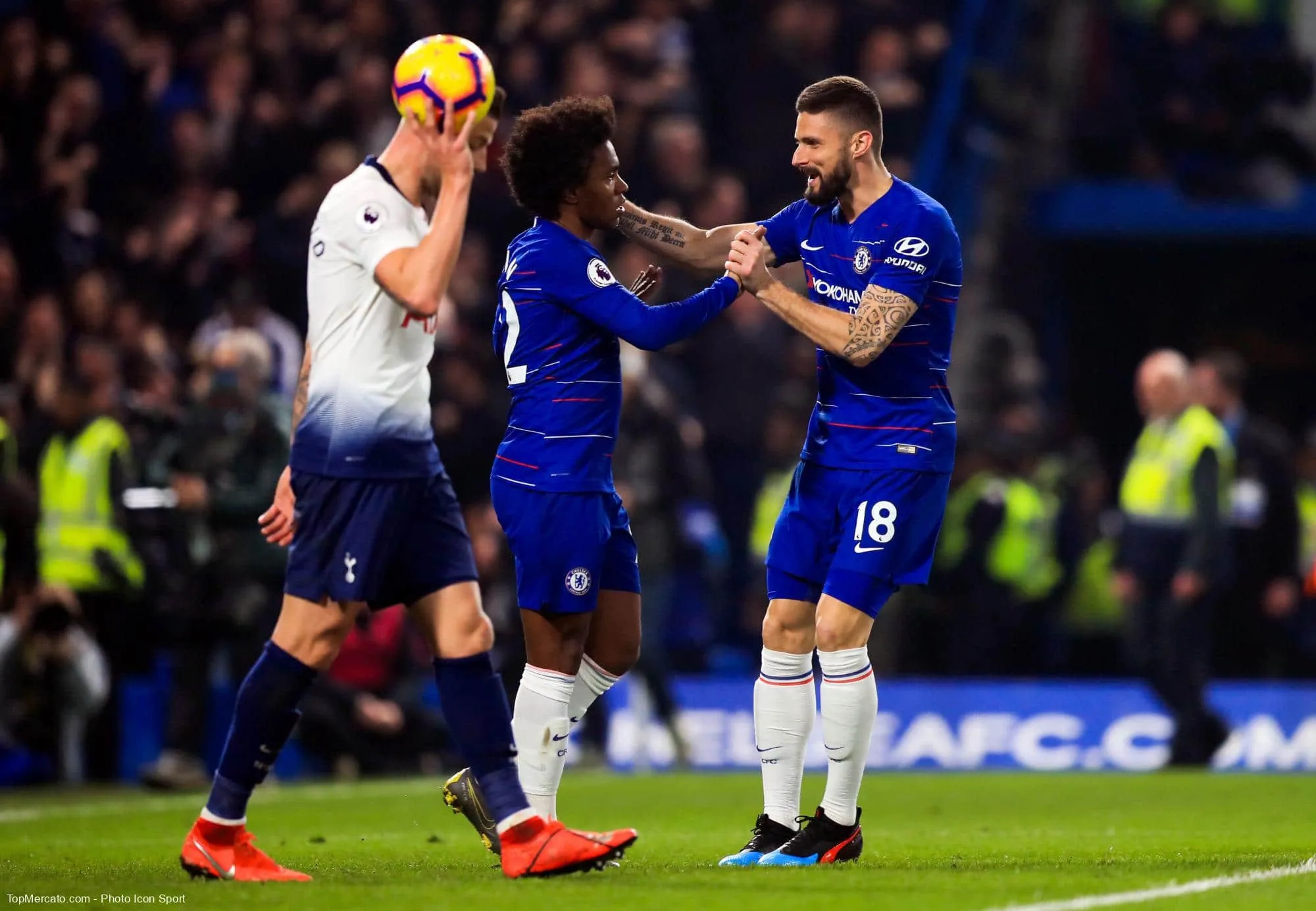 Willian Olivier Giroud match Chelsea Tottenham