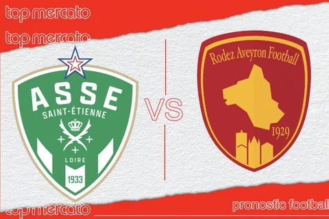Pronostic Saint-Étienne Rodez et meilleures cotes à jouer – Barrage Ligue 2 (24/05/2024)