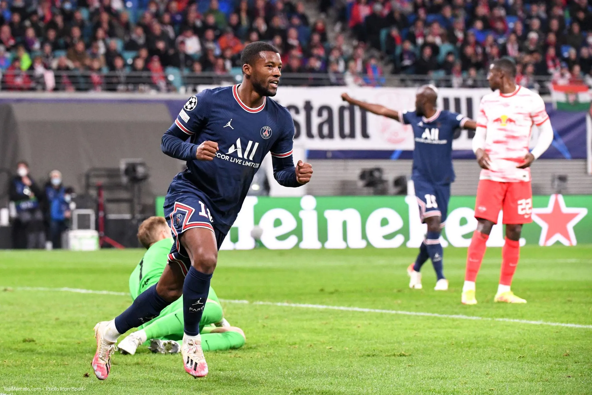 Georginio Wijnaldum, match RB Leipzig-PSG Paris Saint-Germain