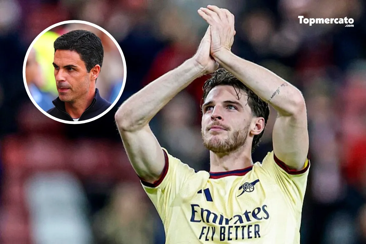 Mercato – Arsenal avance sur la prolongation de Rice, incertitude autour de 3 autres cadres ?