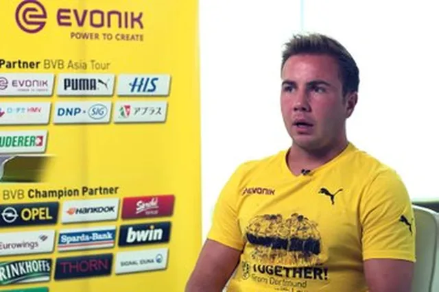Dortmund, Götze : “J’aurais voulu jouer plus”