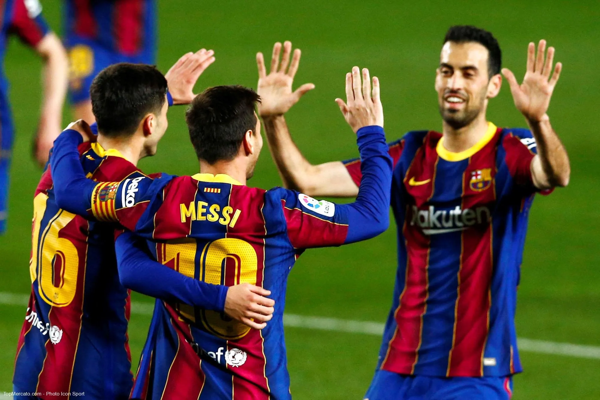 Lionel Messi et Sergio Busquets, Barcelone-Getafe