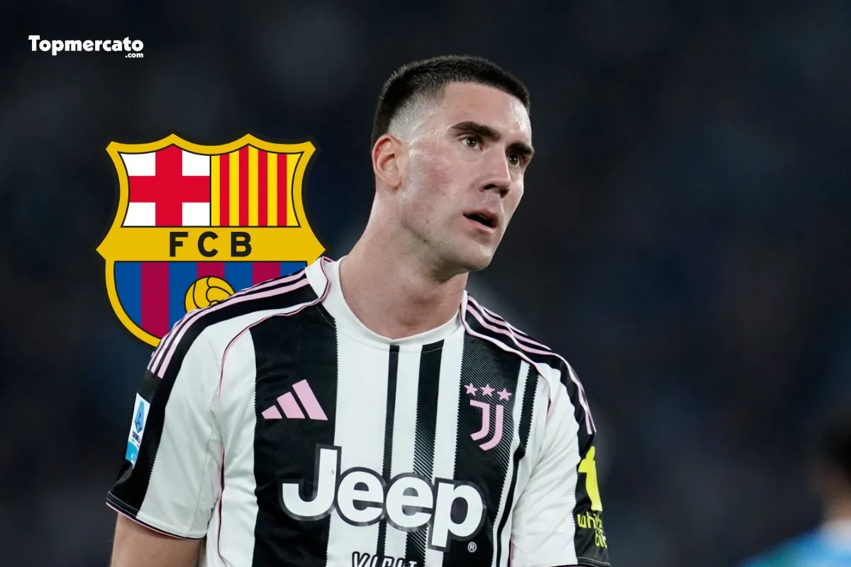 Mercato Barça : Dusan Vlahovic prêt à faire un effort financier pour doubler Julian Alvarez en pointe