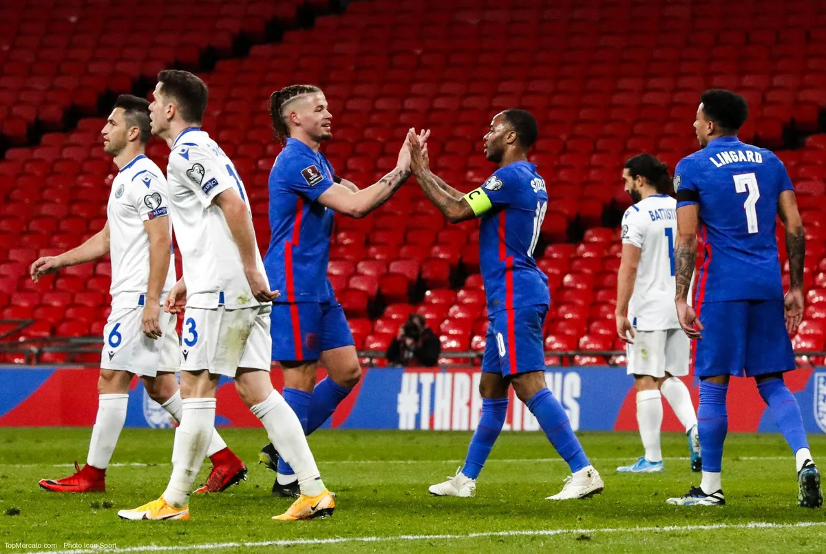 Raheem Sterling Jesse Lingard, Angleterre Saint-Marin