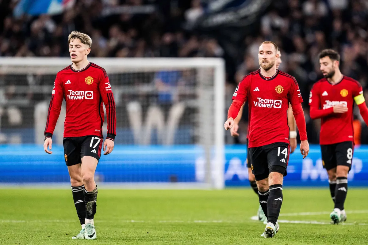 Alejandro Garnacho Christian Eriksen Manchester United