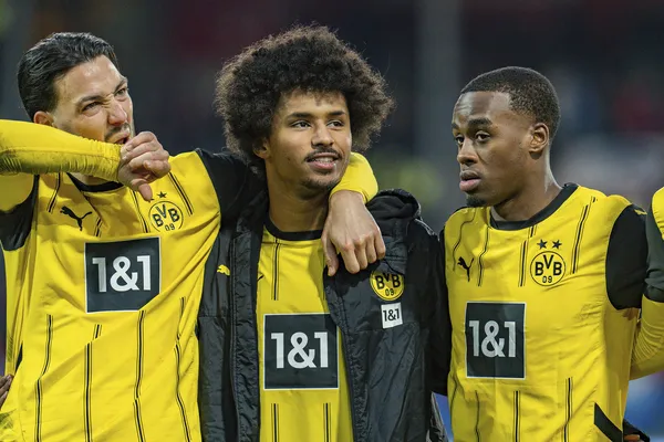 Ramy Bensebaini Karim Adeyemi Jamie Gittens Borussia Dortmund