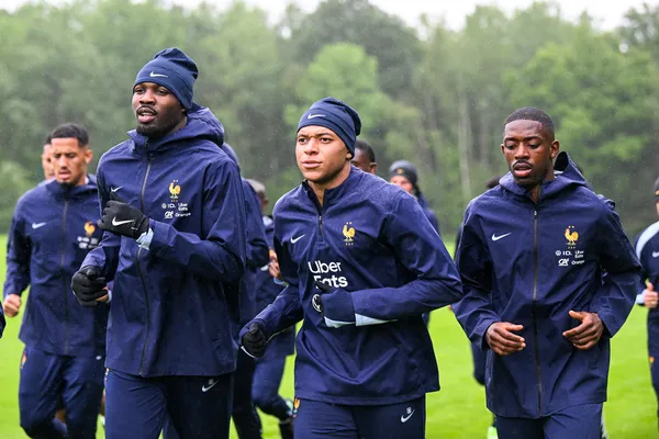 Marcus Thuram Kylian Mbappé Ousmane Dembélé Equipe de France