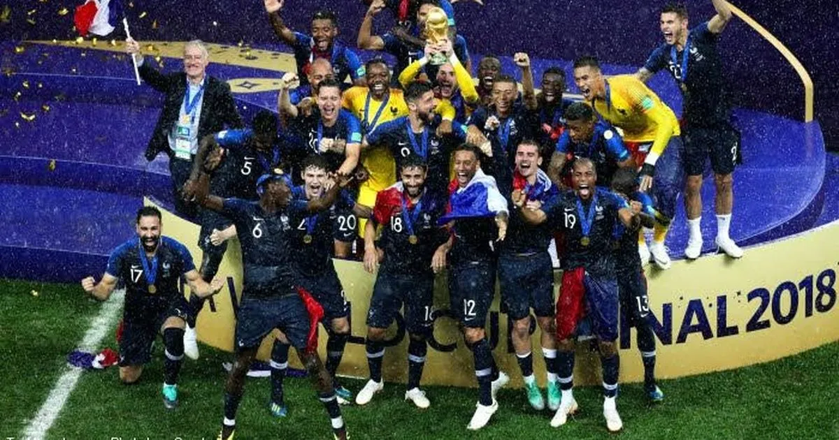 La France championne du monde de football en 2018