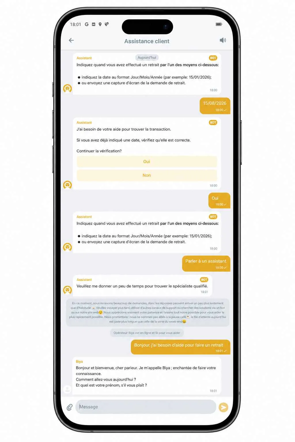 Avis Service Client Melbet