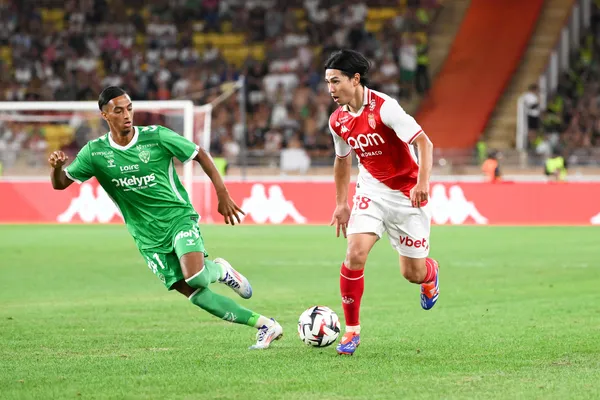 Jibril Othman Takumi Minamino ASSE Monaco