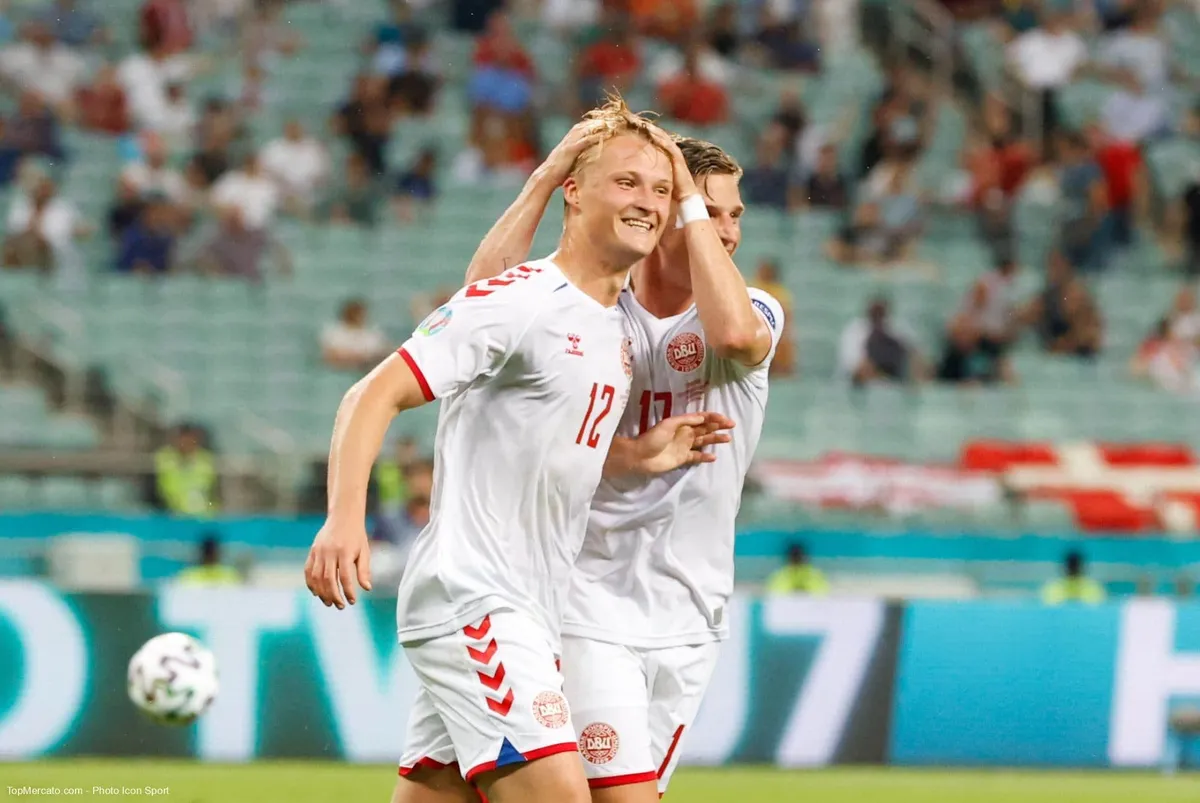 Kasper Dolberg, République tchèque Danemark
