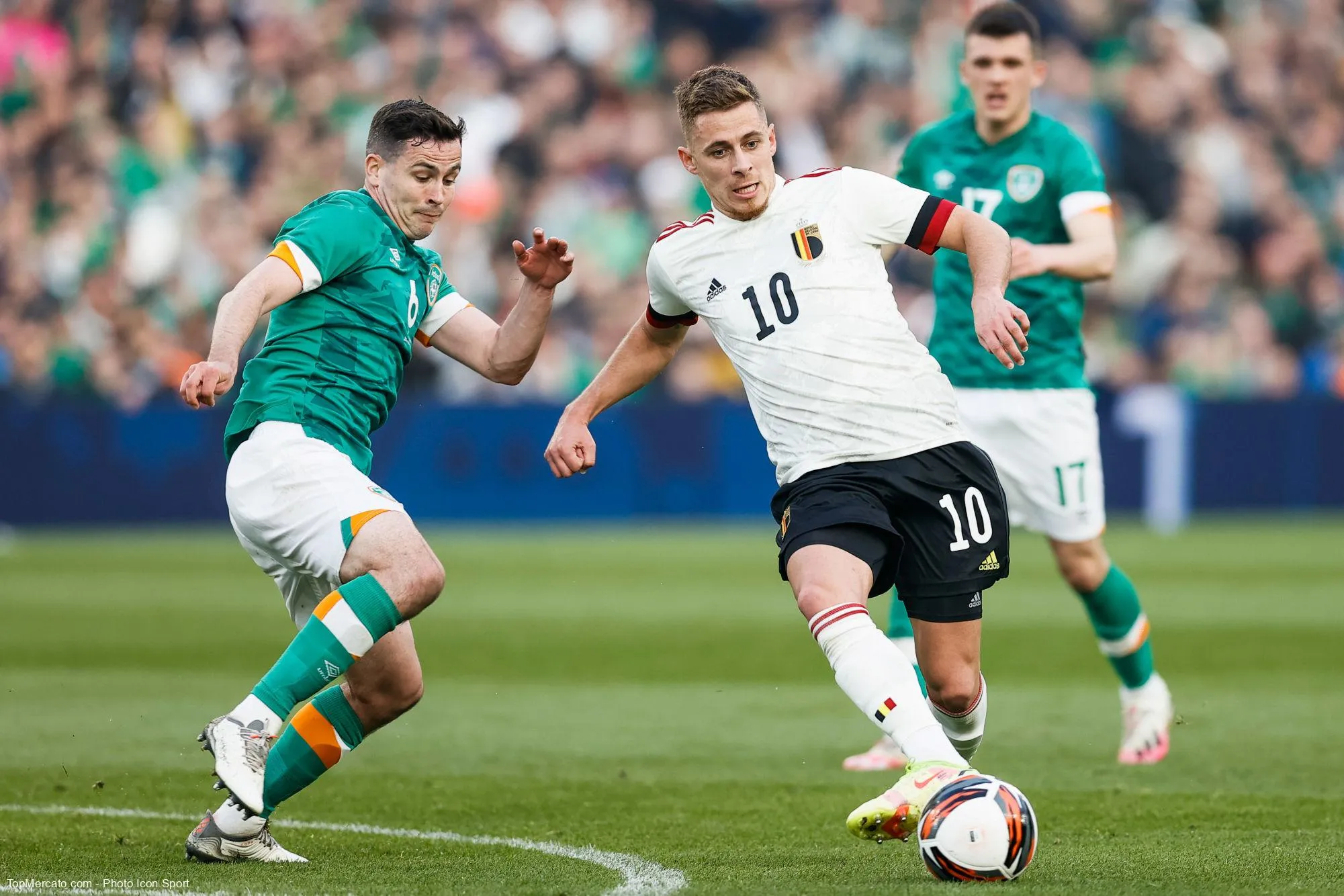 Thorgan Hazard, match Irlande-Belgique