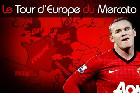 Ronaldo, Rooney, Suarez… Le Tour d’Europe du mercato