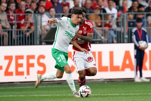 Mathieu Cafaro ASSE Saint-Etienne Brest