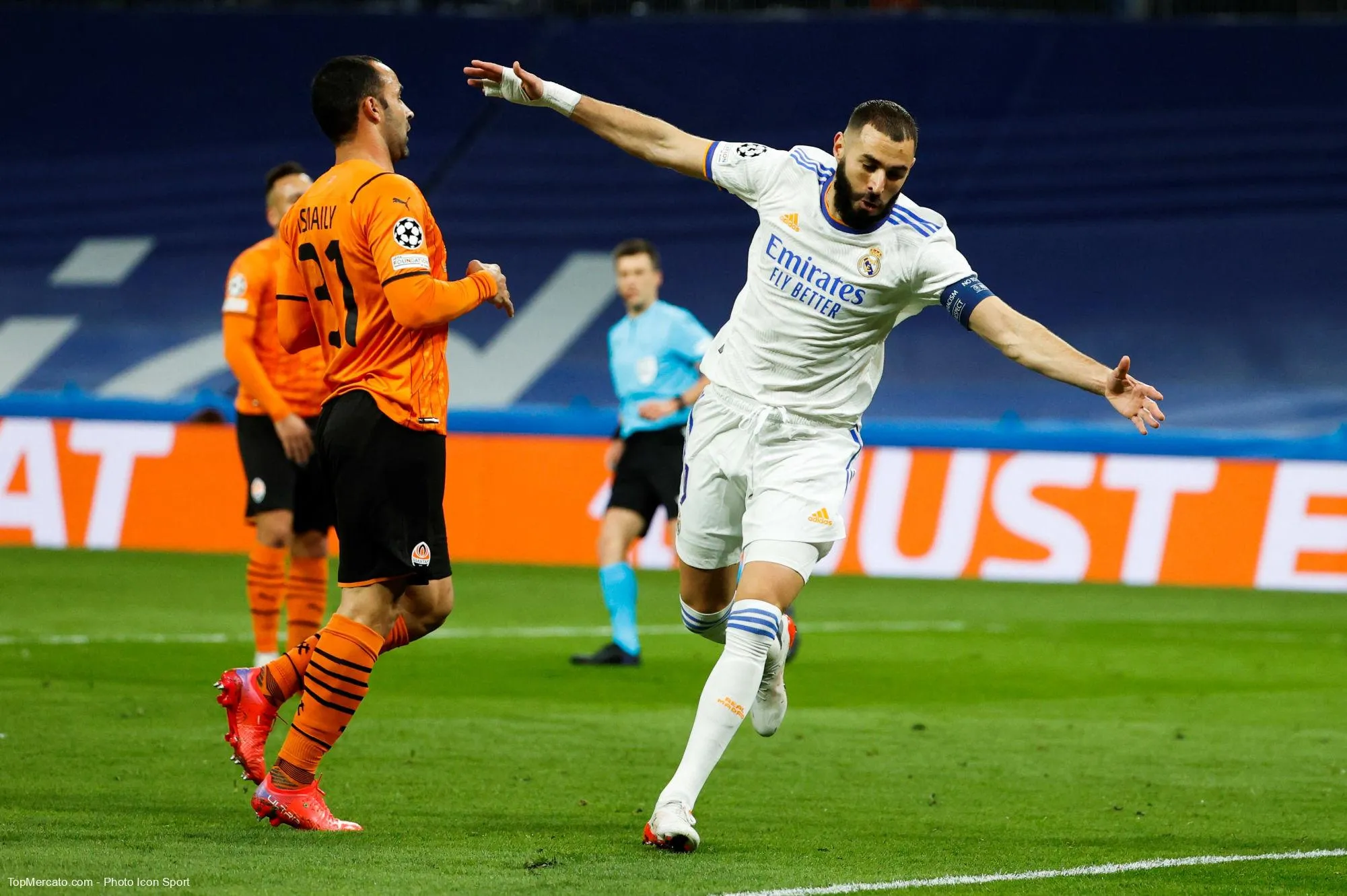 Karim Benzema, match Real Madrid-Shakhtar Donetsk