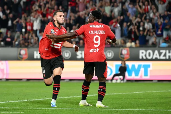 Amine Gouiri Arnaud Kalimuendo Rennes