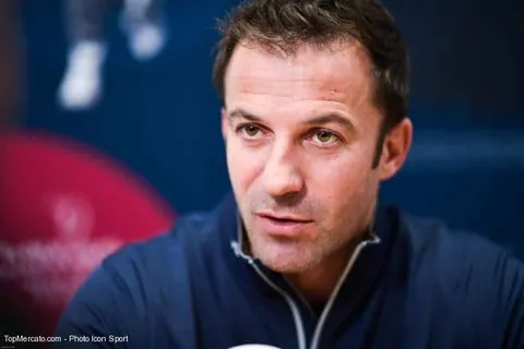 Italie : Alessandro Del Piero a été hospitalisé aux Etats-Unis