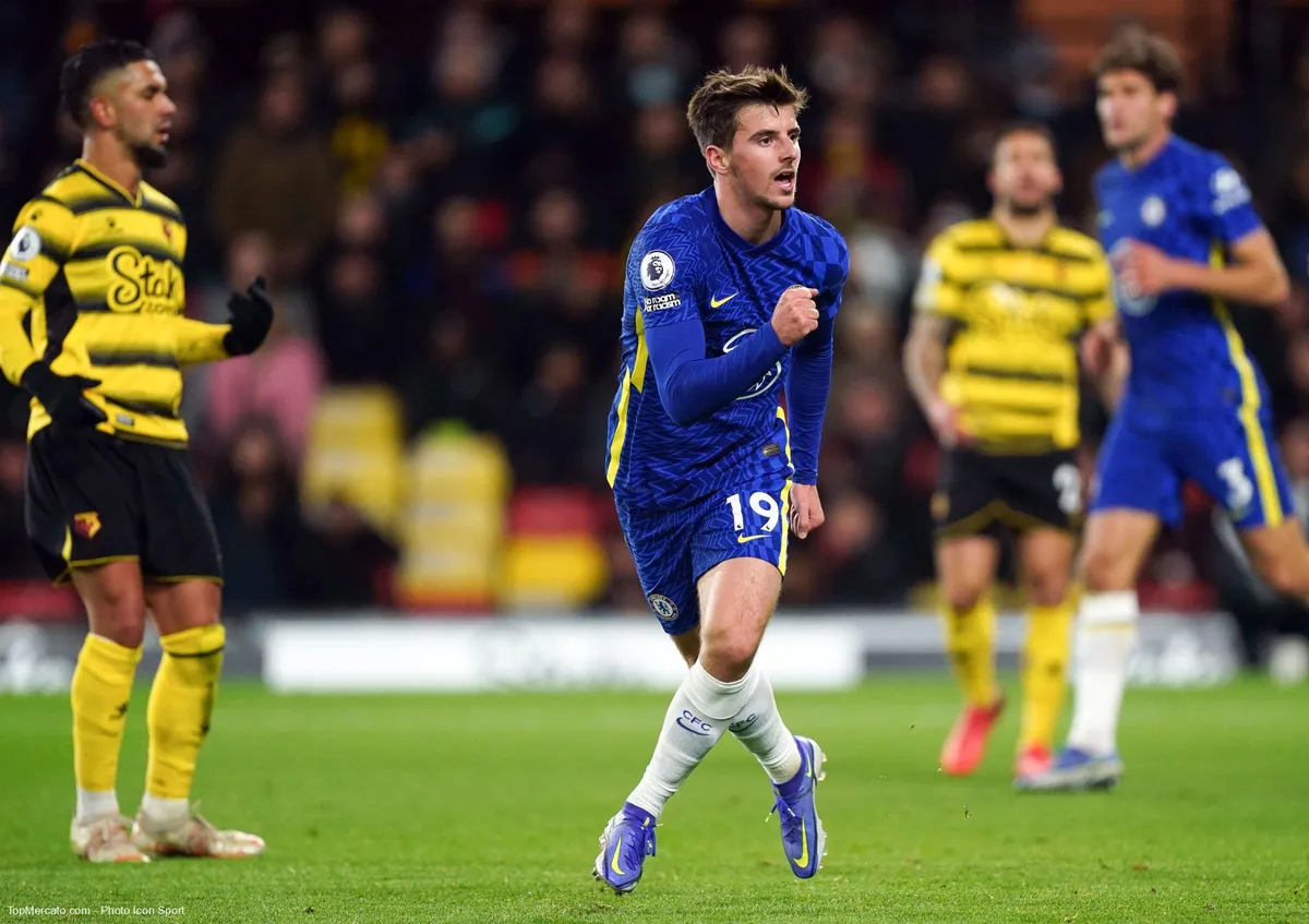 Mason Mount, match Watford-Chelsea