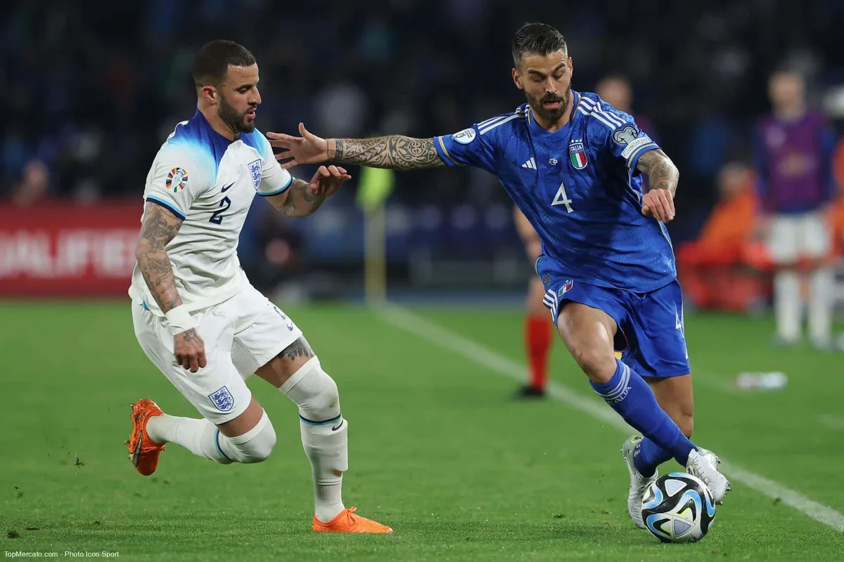 Kyle Walker Leonardo Spinazzola Angleterre Italie