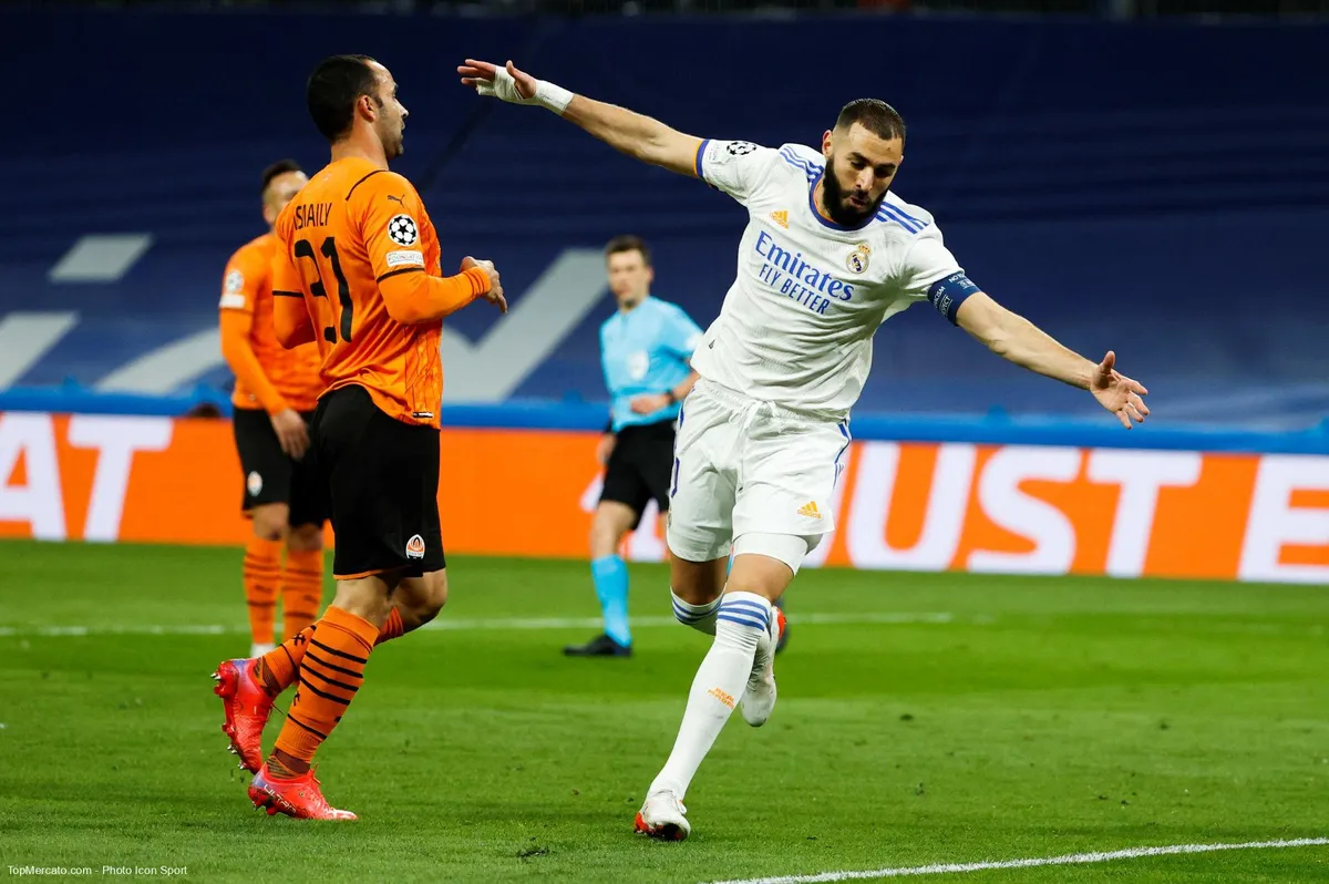 Karim Benzema, match Real Madrid-Shakhtar Donetsk