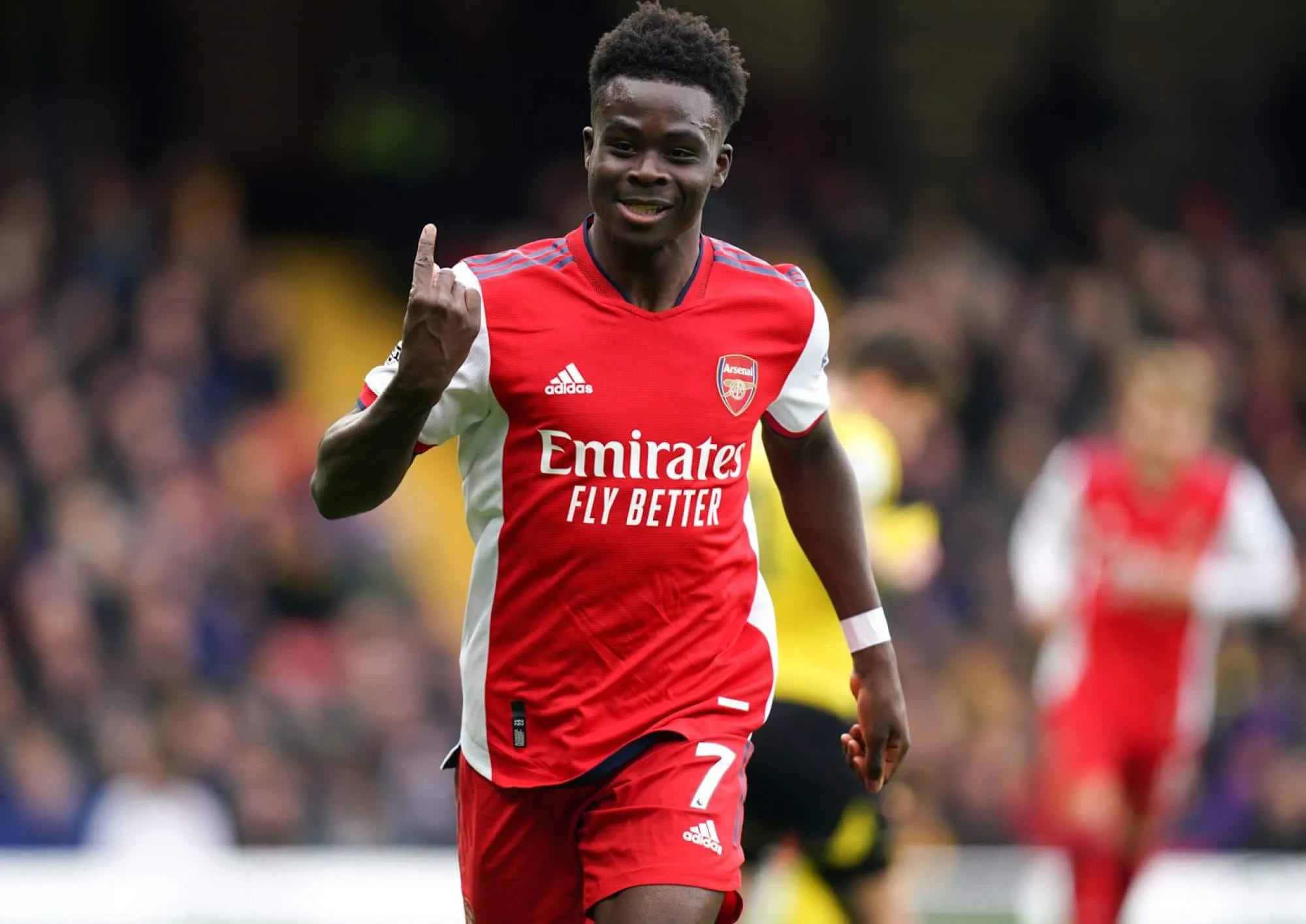 Bukayo Saka, match Watford-Arsenal