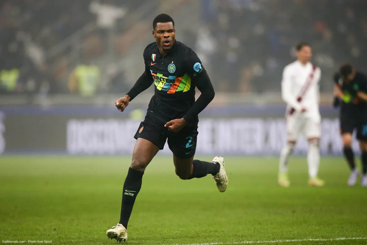 Denzel Dumfries, match Inter Milan-Torino