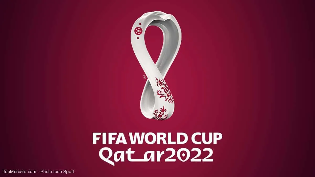 Logo Coupe du Monde 2022 mondial ilustration qatar