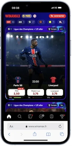 Faites vos pronos sur Winamax