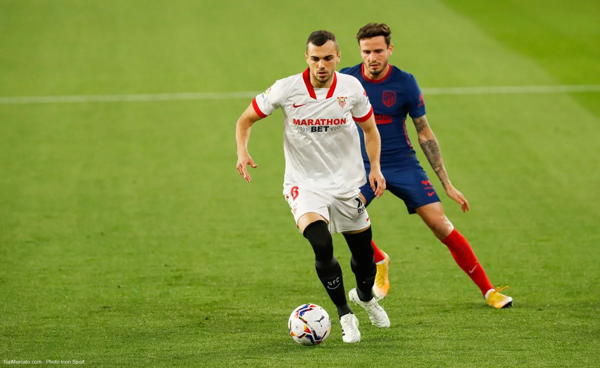 Joan Jordan et Saul Niguez, FC Séville-Atletico Madrid