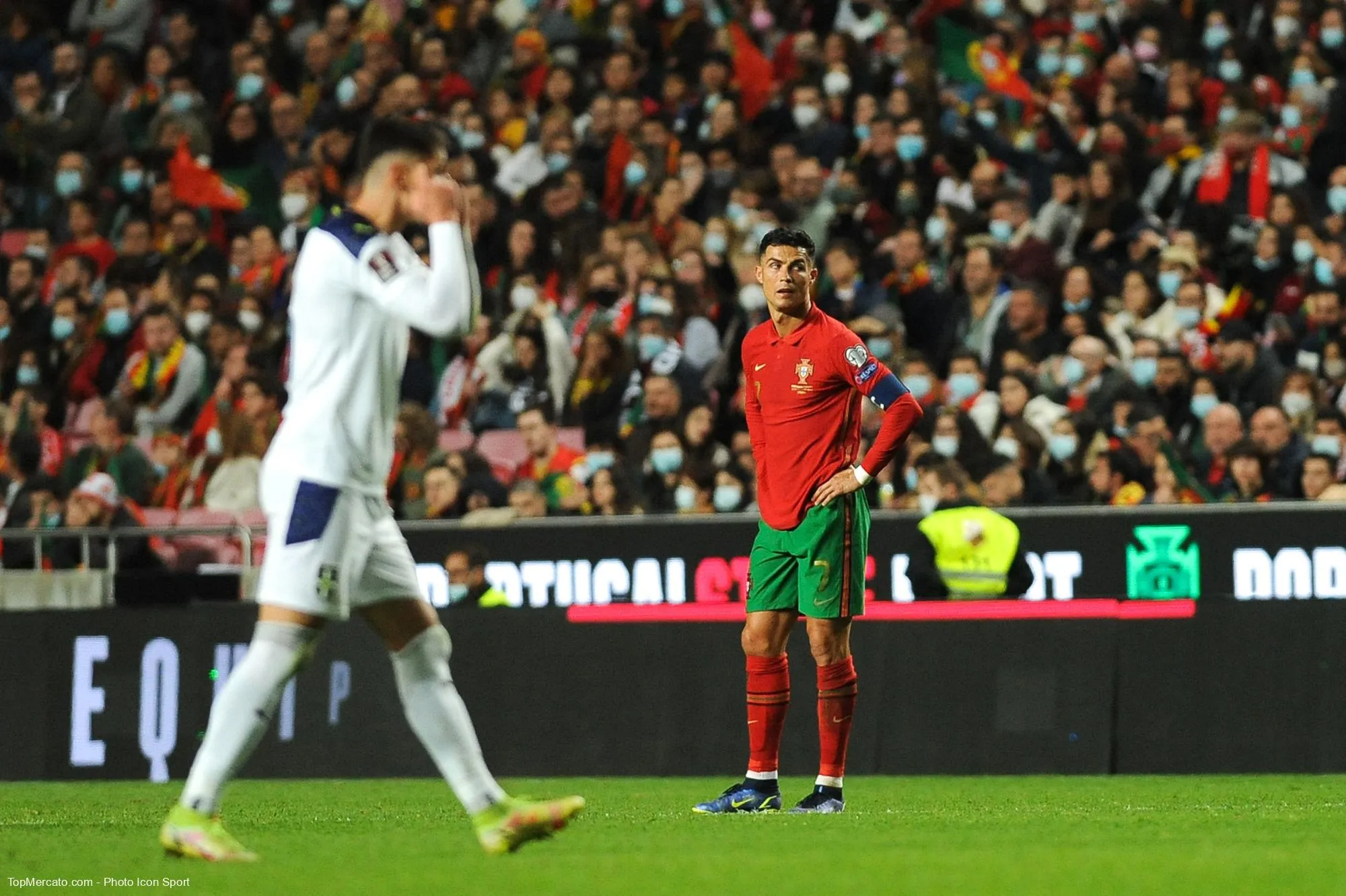 Cristiano Ronaldo, match Portugal-Serbie