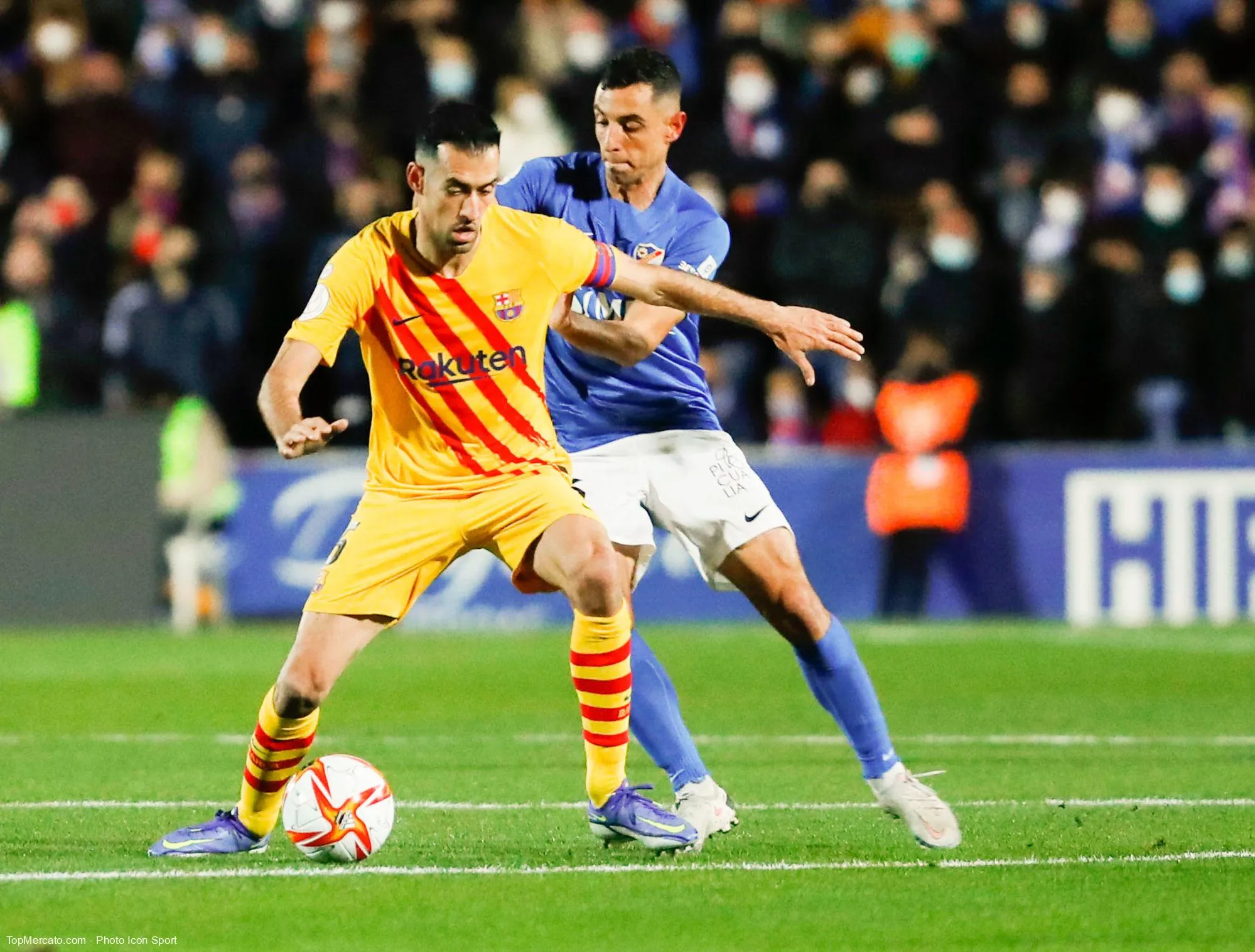 Sergio Busquets, match Linares-Barça FC Barcelone