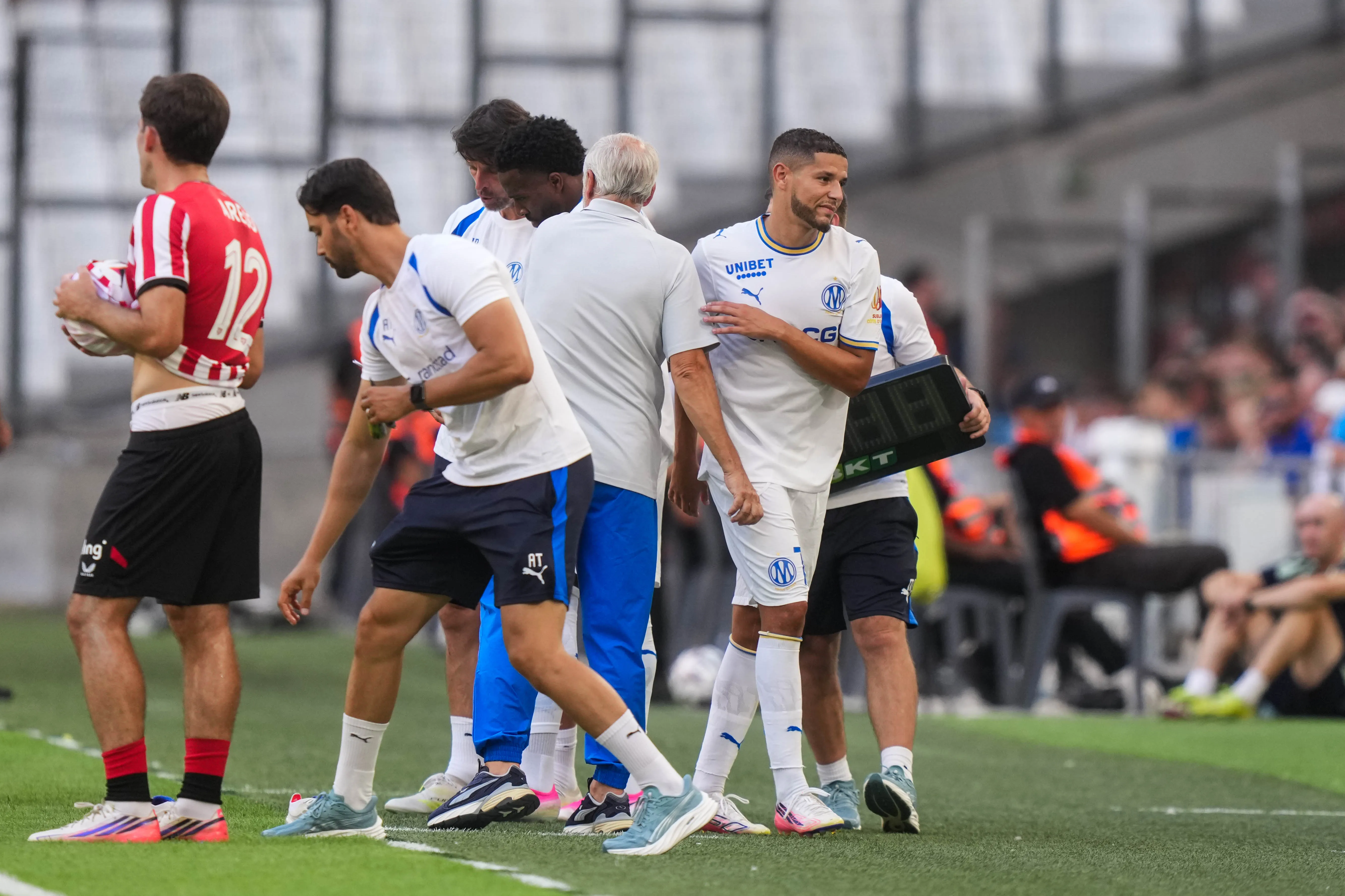 Amine Harit, Bruno Genesio, OM