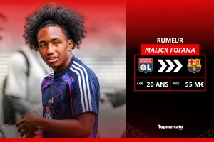 Mercato OL : le Barça en action pour la priorité Malick Fofana !