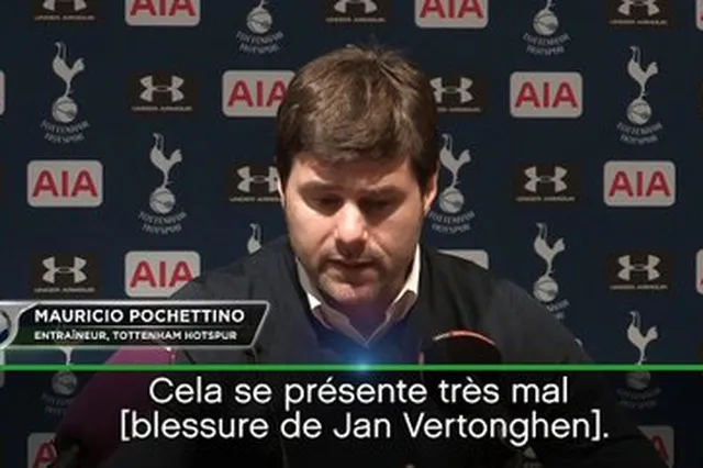 Tottenham : Pochettino est très inquiet pour Vertonghen
