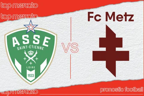 Pronostic Saint-Étienne Metz et meilleures cotes à jouer – Barrage Ligue 1 (30/05/2024)