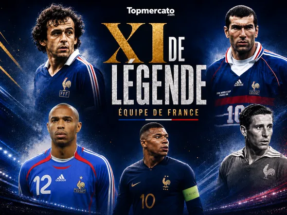 Compose ton onze des légendes de l’équipe de France