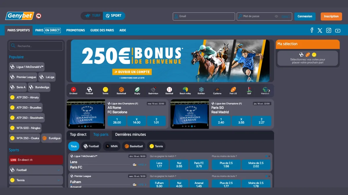Genybet est le site qui offre le meilleur bonus hippique