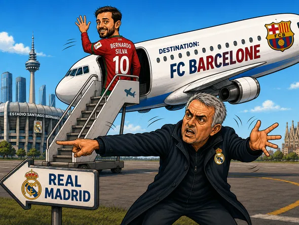Mercato Real Madrid : José Mourinho peut-il vraiment détourner Bernardo Silva du Barça ?