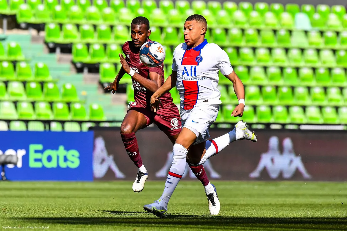 Kylian Mbappé, Metz-Paris