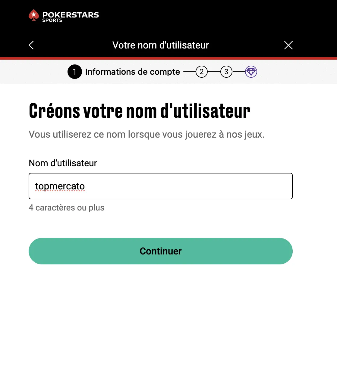inscription sur Pokerstars